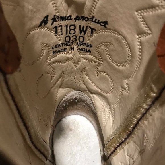 Genuine Leather Cowgirl Boots - Picture 7 of 8